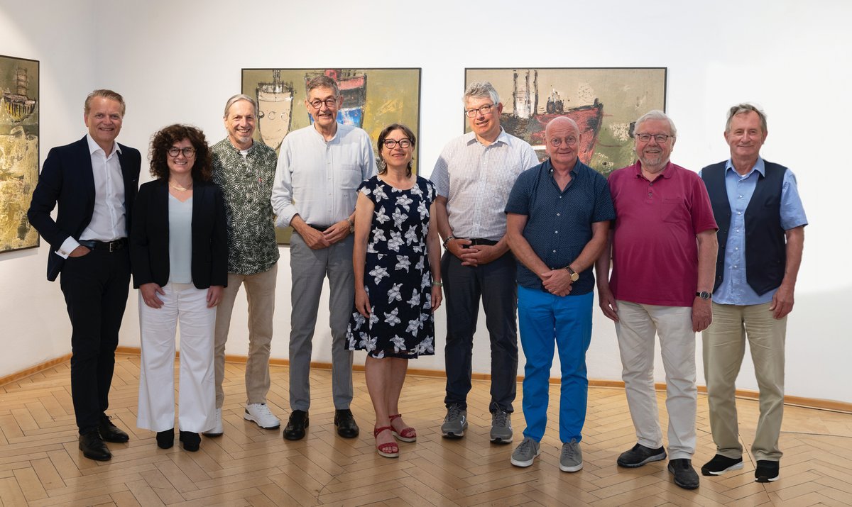  Der neue Vorstand des Kunst- und Gewerbevereins ab Juli 2024 