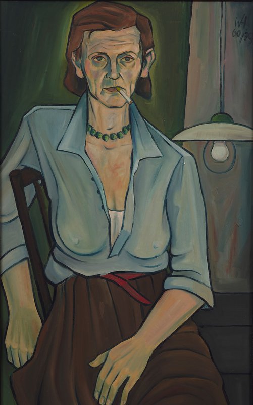 Walter Hagen: Frau mit Zigarette